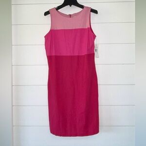 Studio Ease Pink Colorblock Dress NWT